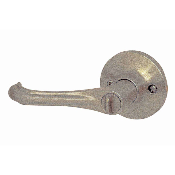 Sure-Loc Hardware Helena Privacy Lever, Satin Nickel